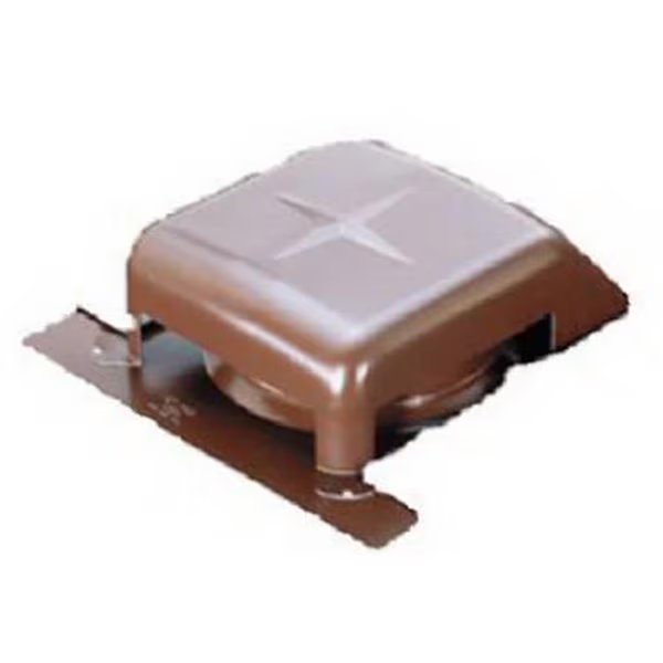 RVG40080 8 in. Slant Galvanized Roof Vent Brown, House, Mfr#: HO573959